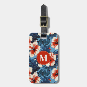 Hawaiian Flowers Luggage Tag