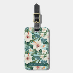 Hawaiian Flowers Luggage Tags