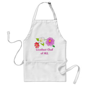 Hawaiian Flowers Pretty Aprons Printed Custom