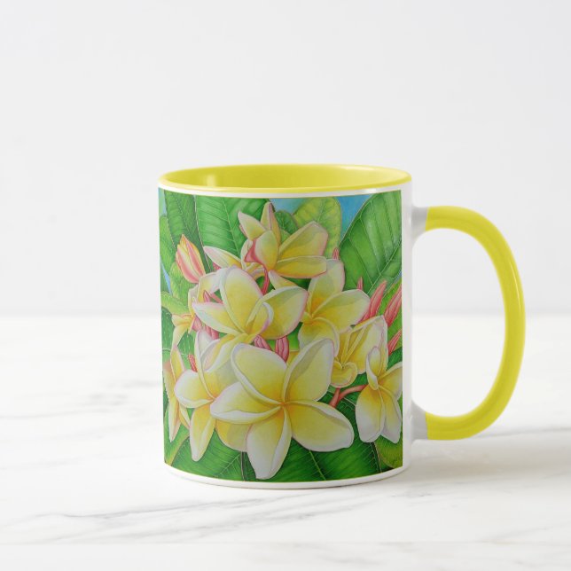 Hawaiian Frangipani Mug (Right)