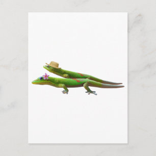 Hawaiian Geckos Postcard