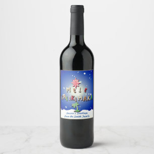 Hawaiian Gingerbread Cookies and Candy 2.0 Wine Label