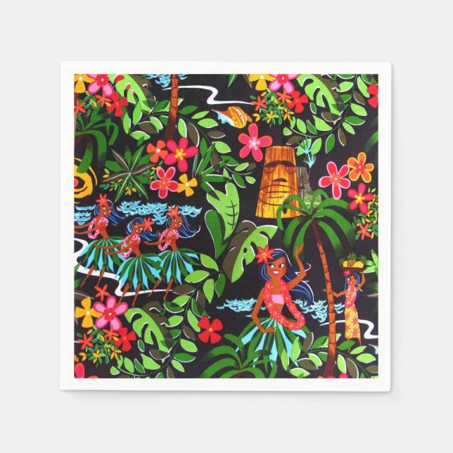 Hawaiian Girls Napkin (Front)