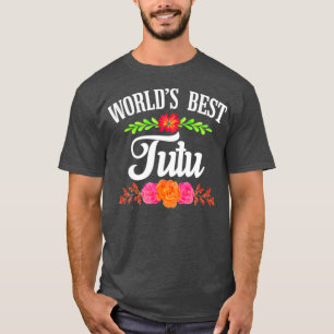 Hawaiian Grandma Worlds Best Tutu T-Shirt