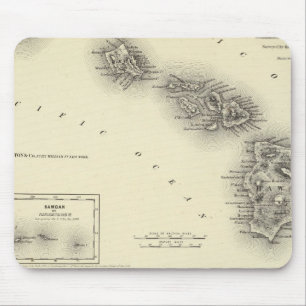 Hawaiian Group Or Sandwich Islands Mouse Mat