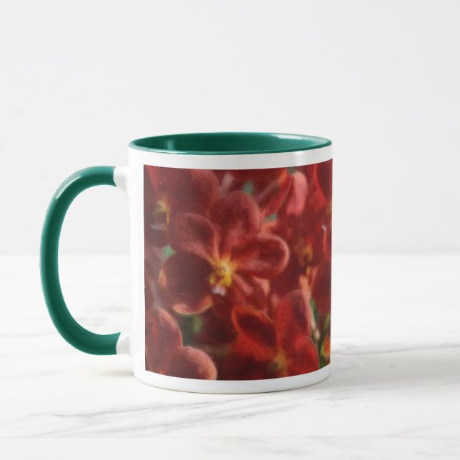 Hawaiian Hibiscus and Orchid Mugs (Left)