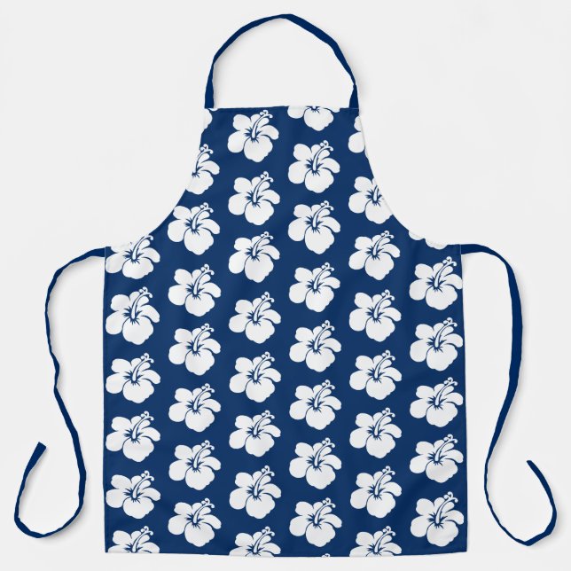 Hawaiian Hibiscus Apron (Front)