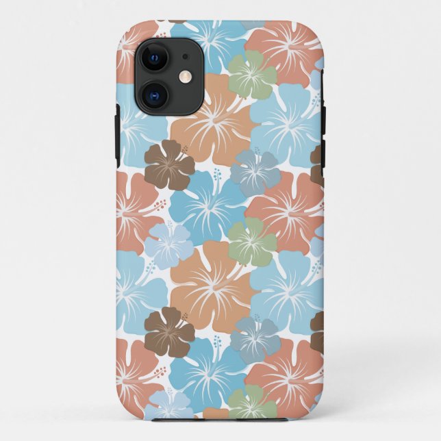 Hawaiian Hibiscus Floral Case-Mate iPhone Case (Back)