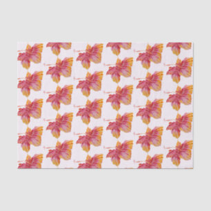 Hawaiian Hibiscus Floral Pattern 10lb Tissue Paper