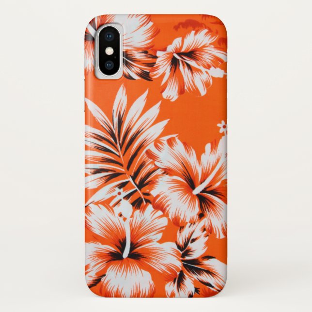 Hawaiian Hibiscus Flower Background Case-Mate iPhone Case (Back)