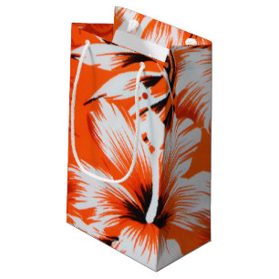Hawaiian Hibiscus Flower Background Small Gift Bag