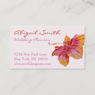 Hawaiian Hibiscus Flower Business Card