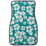 Hawaiian Hibiscus Flower Pattern Car Mat