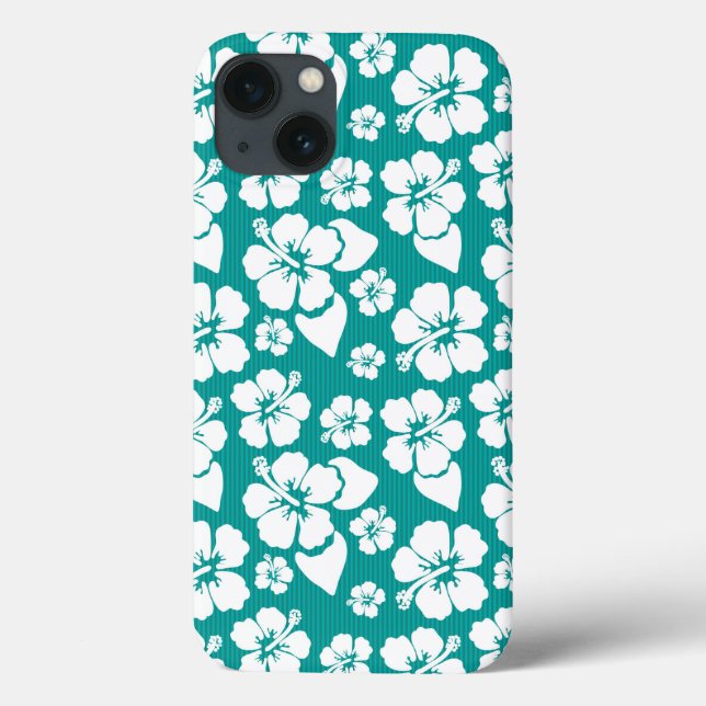 Hawaiian Hibiscus Flower Pattern Case-Mate iPhone Case (Back)