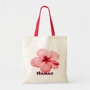 Hawaiian Hibiscus flower tote bag