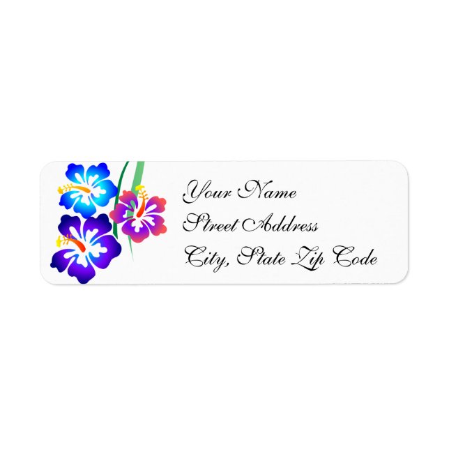 Hawaiian Hibiscus Flowers Aloha (Front)