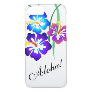 Hawaiian Hibiscus Flowers Aloha iPhone 8/7 Case
