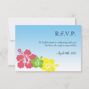 Hawaiian hibiscus flowers pink wedding response