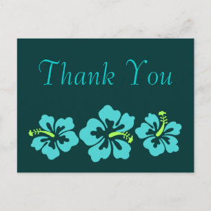 Hawaiian Hibiscus Flowers Postcard