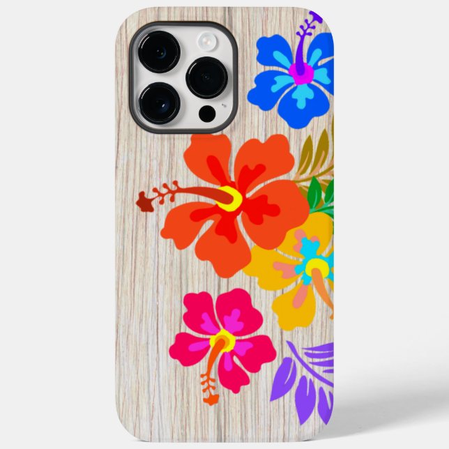 Hawaiian Hibiscus Tropical Flowers Case-Mate iPhone Case (Back)