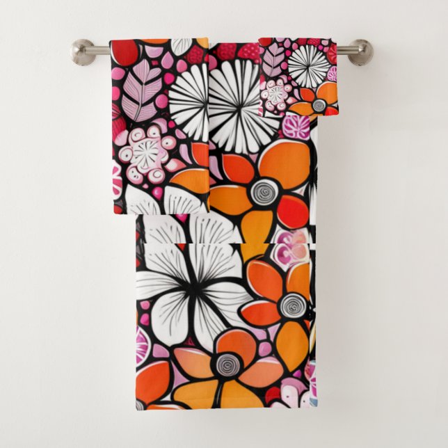 Hawaiian Holiday Bath Towel Set (Insitu)