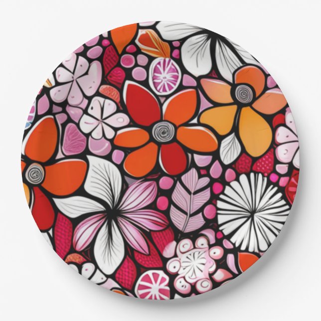 Hawaiian Holiday  Paper Plate (Front)