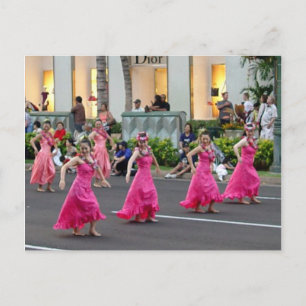 Hawaiian Holiday Parade Postcard