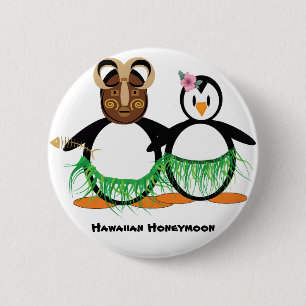 Hawaiian Honeymoon 6 Cm Round Badge