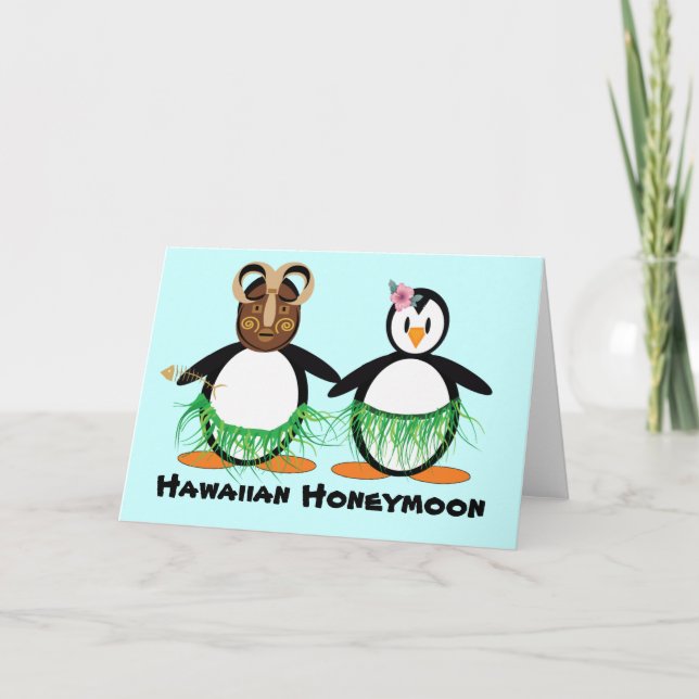 Hawaiian Honeymoon Card (Front)