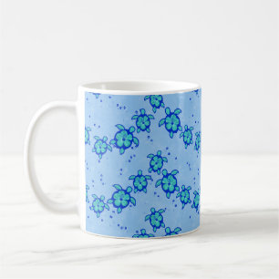 Hawaiian Honu Hibiscus Sea Turtles Coffee Mug