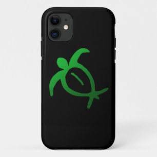Hawaiian Honu Petroglyph on Black - iPhone 5 Case