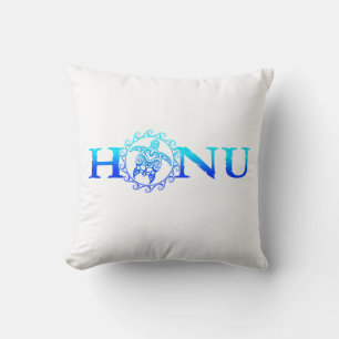 Hawaiian Honu Sea Turtle Ocean Blue Cushion
