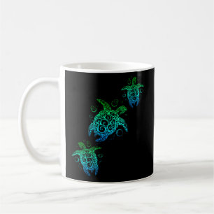 Hawaiian Honu Sea Turtles Beach Coffee Mug