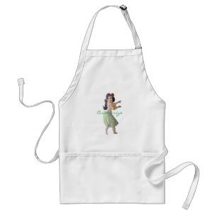 Hawaiian Hula Dancer Thunder_Cove Adult Apron