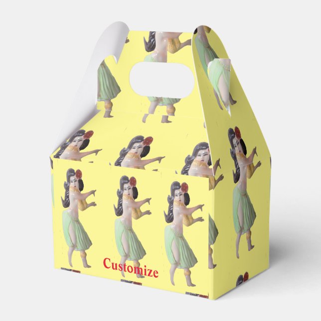 Hawaiian Hula Dancer Thunder_Cove Candy Tin Favour Box (Front Side)