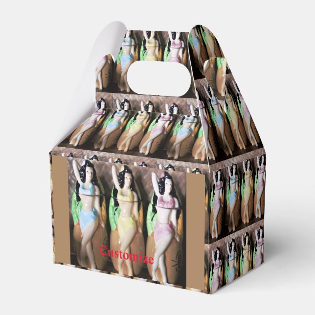 Hawaiian Hula Dancer Thunder_Cove Favour Box (Front Side)