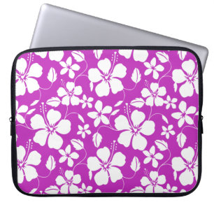 HAWAIIAN HULA (HIBISCUS) BERRY LAPTOP SLEEVE