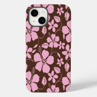 HAWAIIAN HULA (HIBISCUS) BROWN/PINK