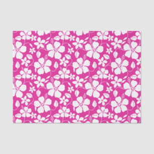HAWAIIAN HULA (HIBISCUS) HOT PINK TISSUE PAPER