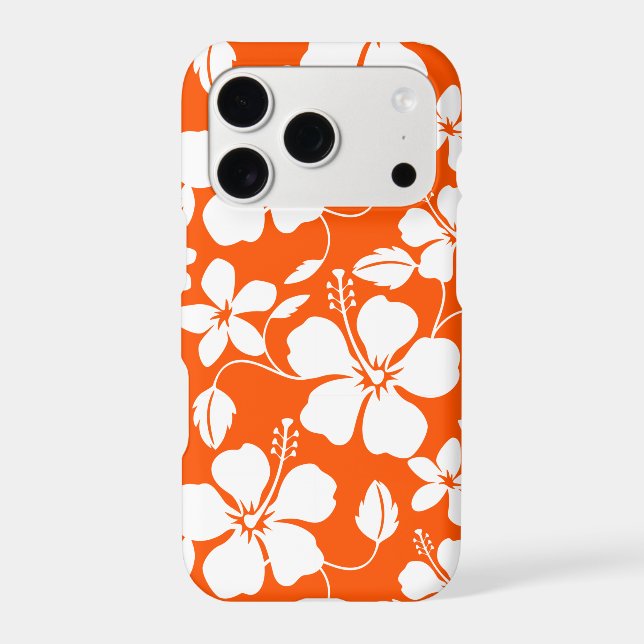 HAWAIIAN HULA (HIBISCUS) IN ORANGE (Back)