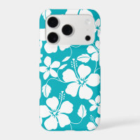 HAWAIIAN HULA (HIBISCUS) IN TEAL