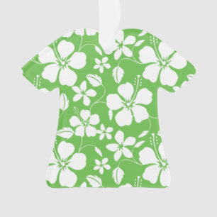 HAWAIIAN HULA (HIBISCUS) LIME ORNAMENT