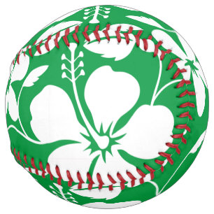 HAWAIIAN HULA (HIBISCUS) PINK SOFTBALL