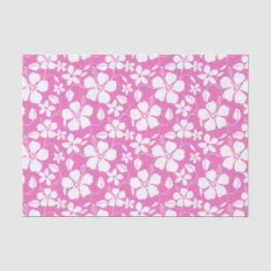 HAWAIIAN HULA (HIBISCUS) PINK TISSUE PAPER