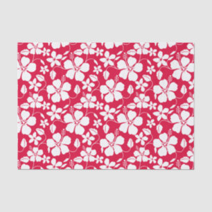 HAWAIIAN HULA (HIBISCUS) RED TISSUE PAPER
