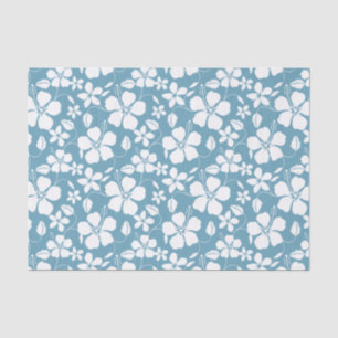 HAWAIIAN HULA (HIBISCUS) SLATE BLUE TISSUE PAPER