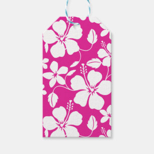 HAWAIIAN HULA (HOT PI(NK) GIFT TAGS