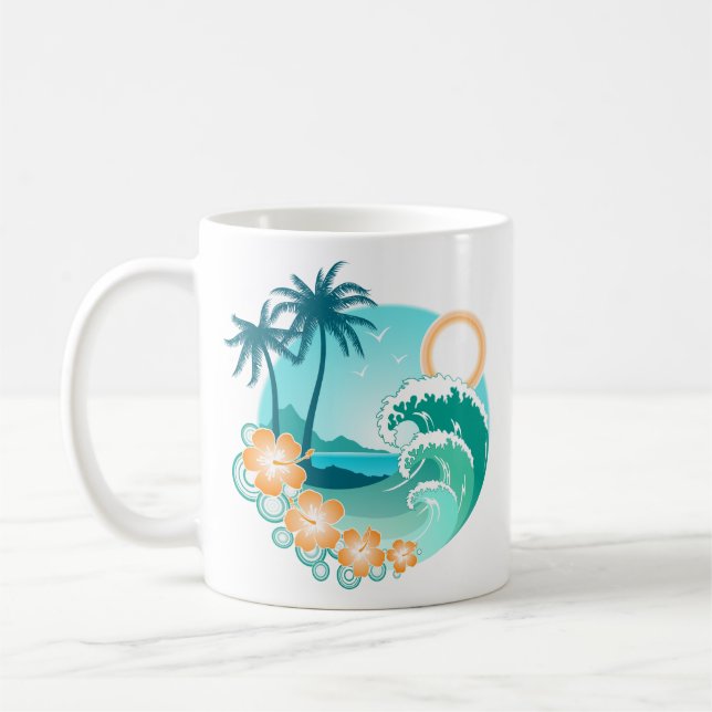 Hawaiian Island 1 Coffee Mug (Left)