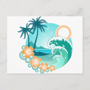 Hawaiian Island 1 Postcard