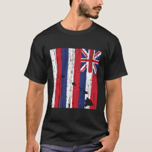 Hawaiian Island Chain Hawaiian Flag Hoodie T-Shirt